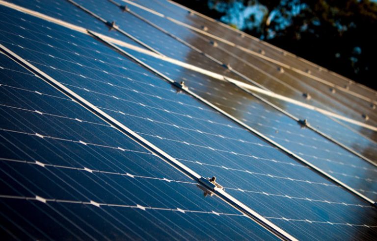 Solar panels by the pallet